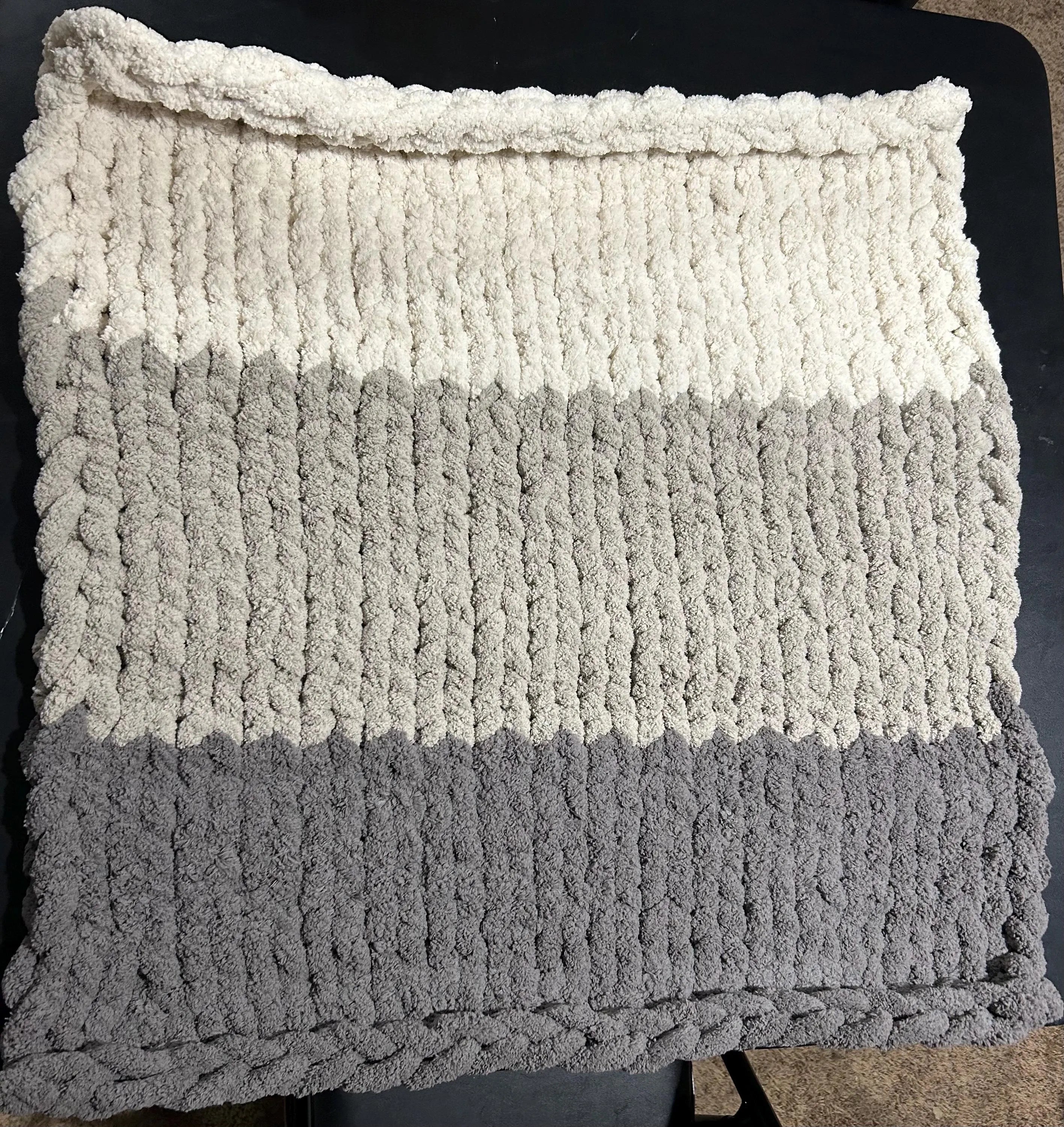 Hand Knit Baby Blanket