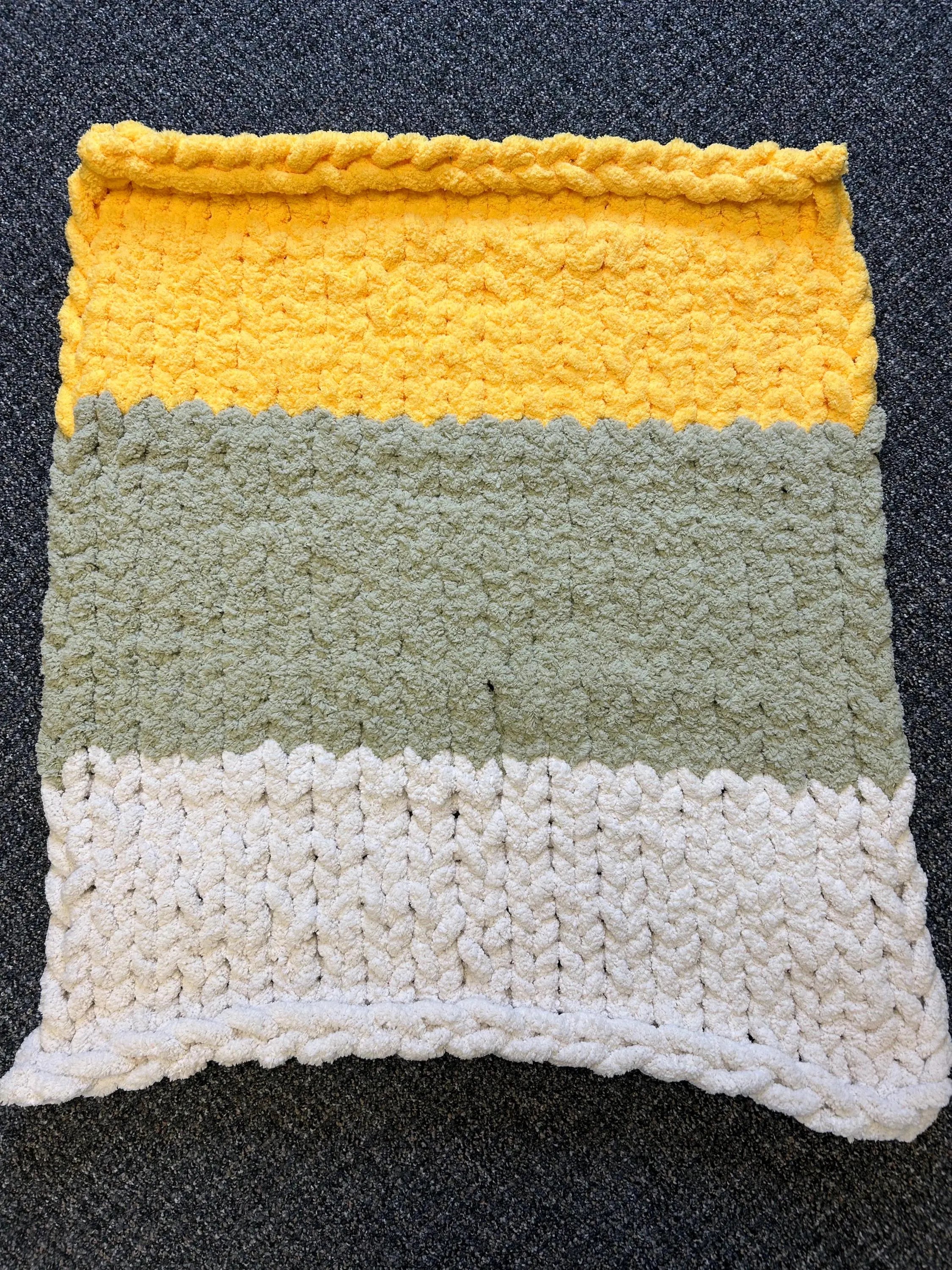Hand Knit Baby Blanket