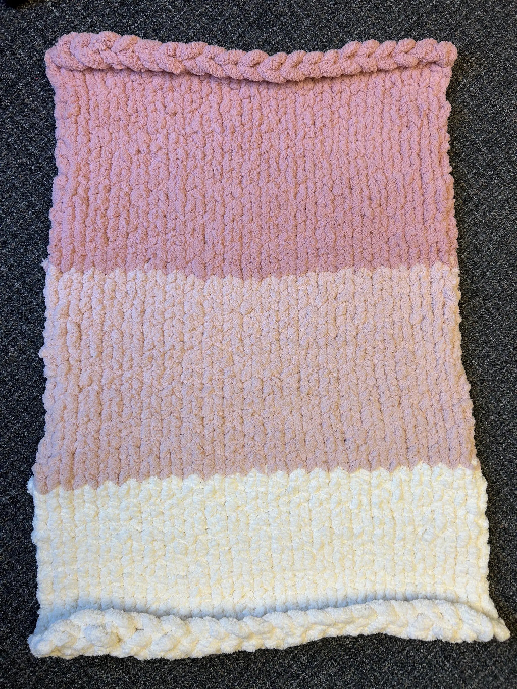 Hand Knit Baby Blanket