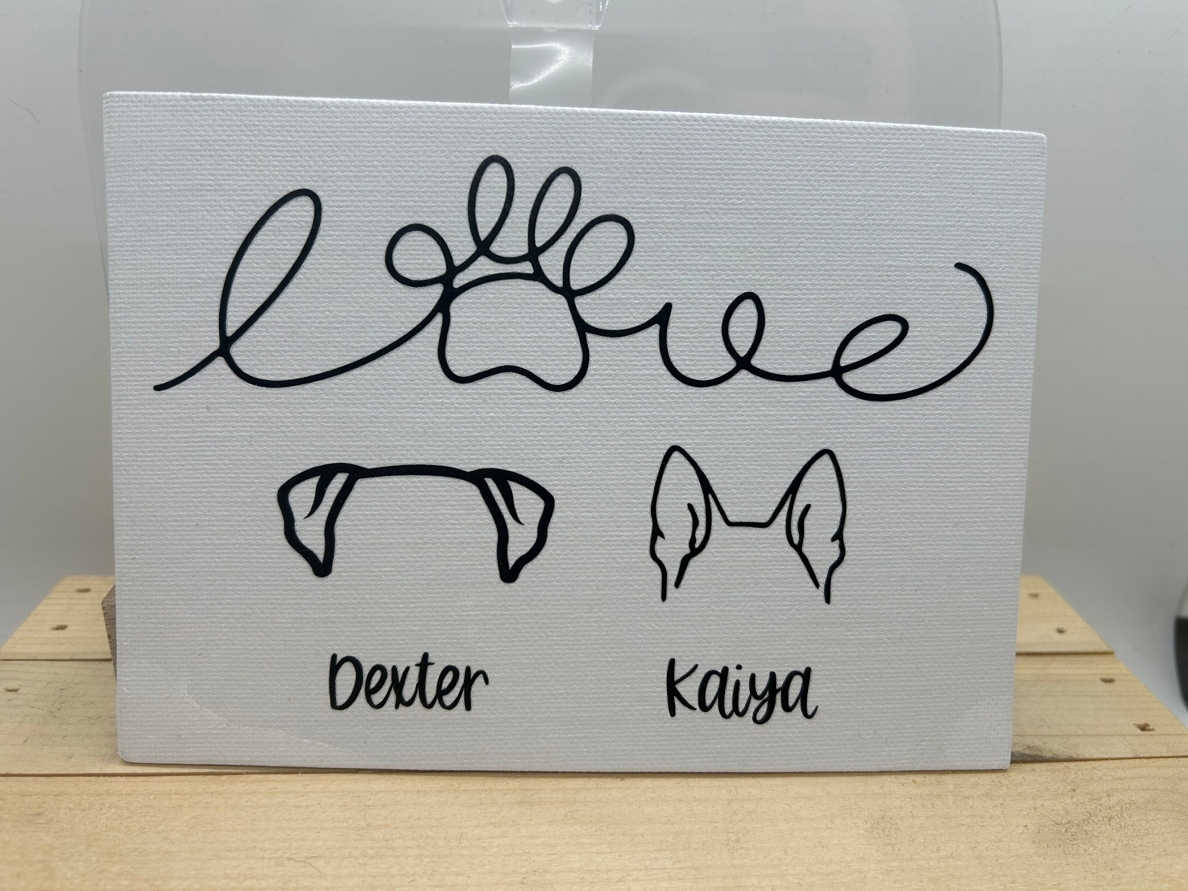 Dog Love Sign - Personalized