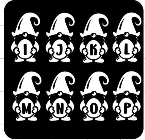 Easter Gnome Glass Beer Can