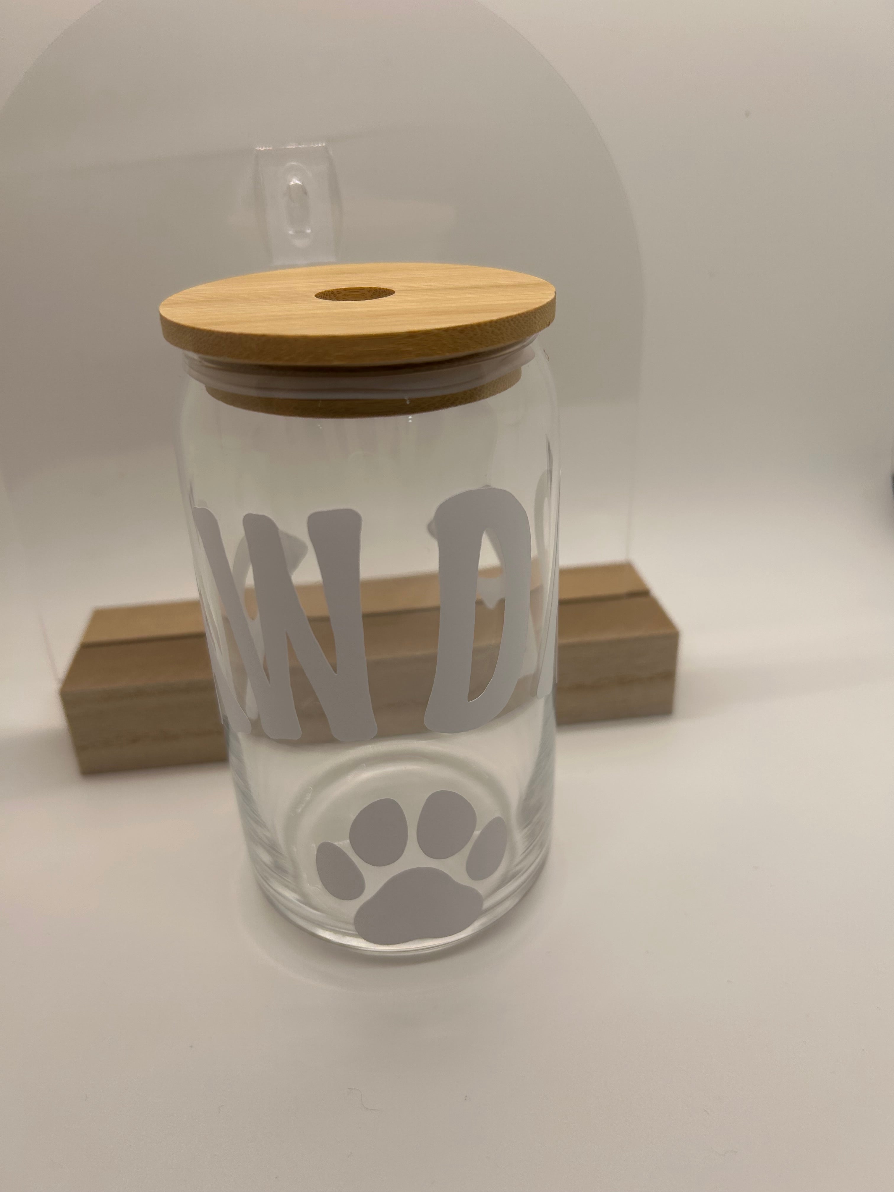 Dog Parent Glass Beer Can