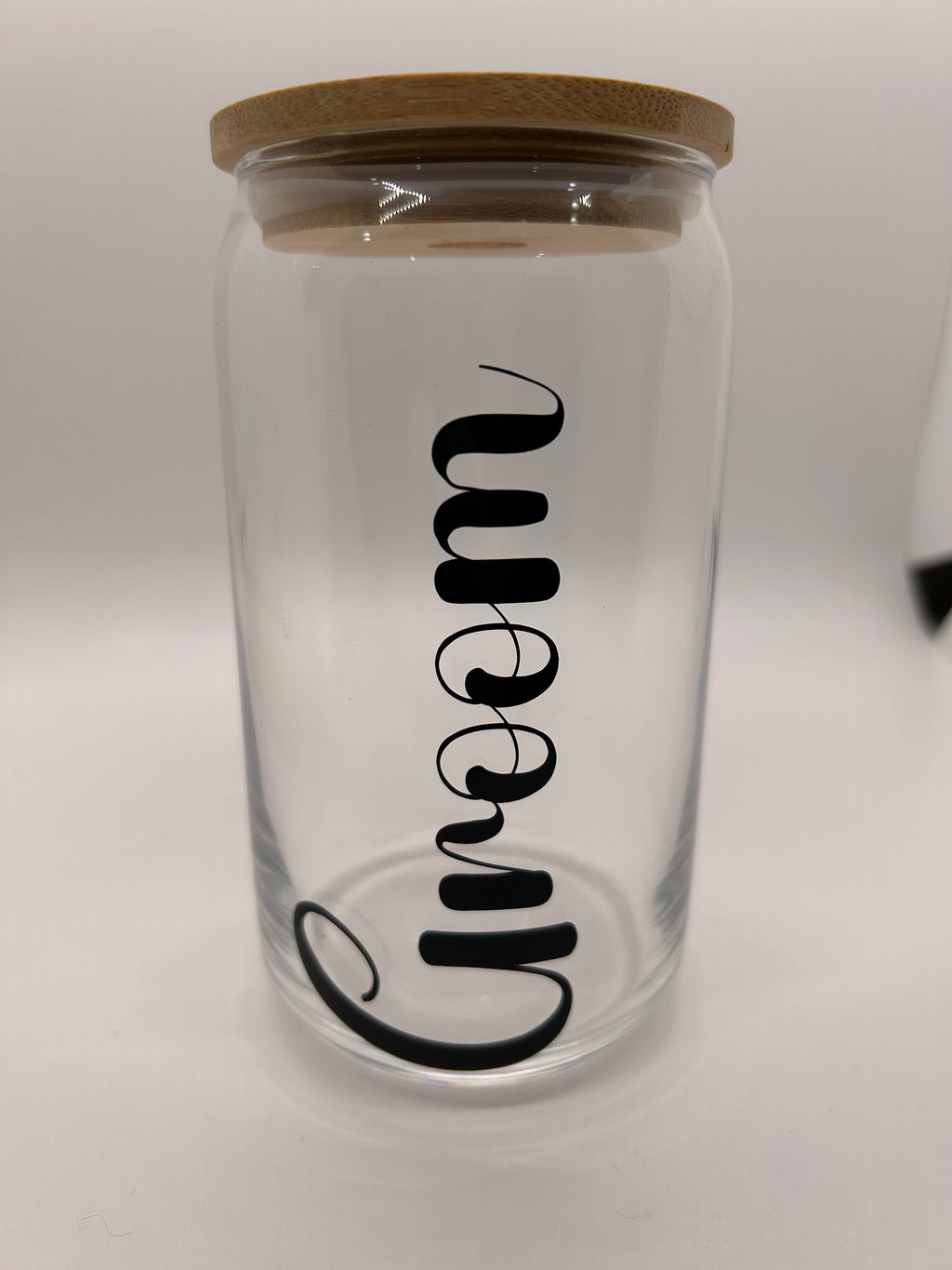 Wedding Glass Beer Can - Pair