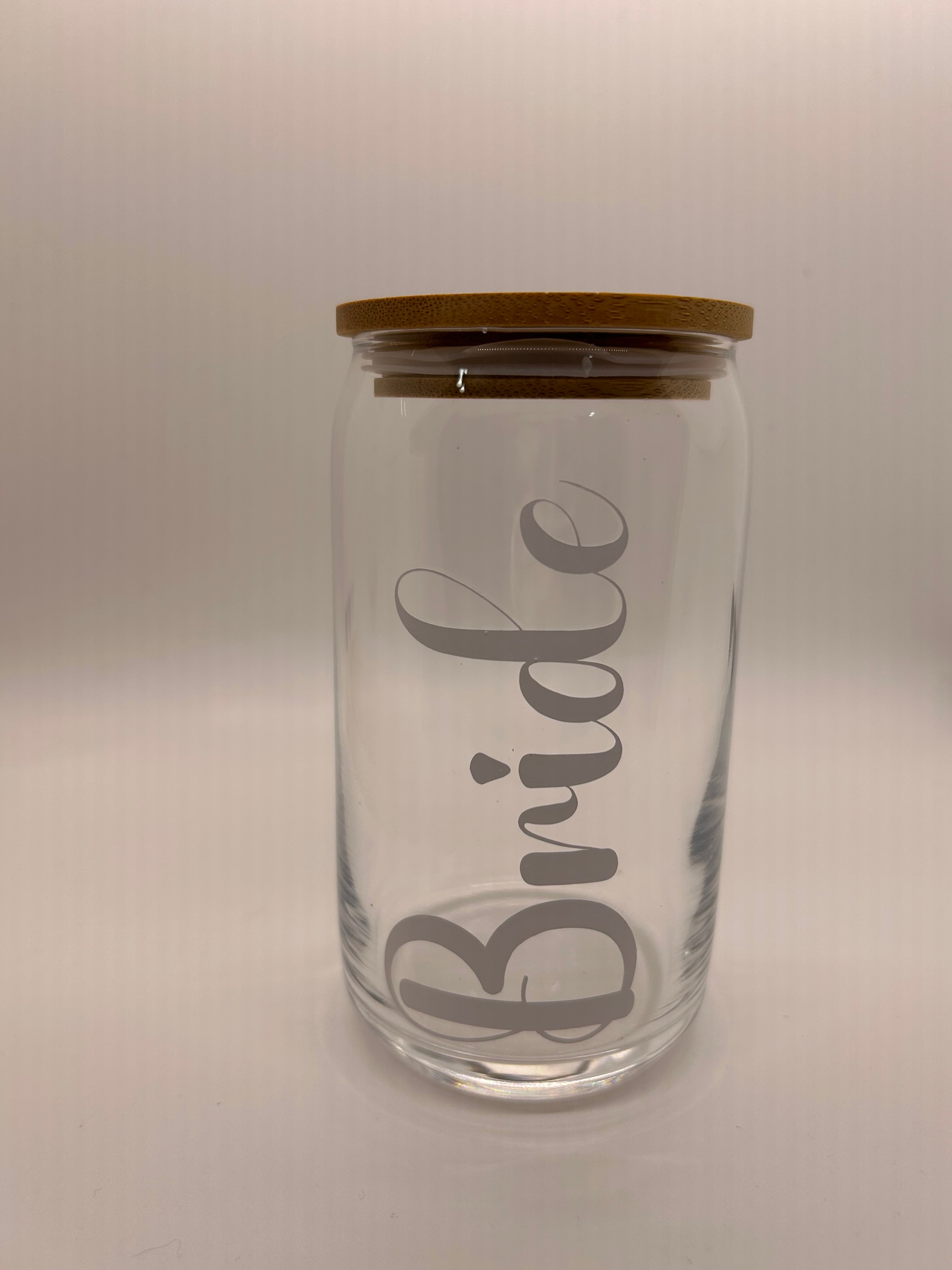 Wedding Glass Beer Can - Single