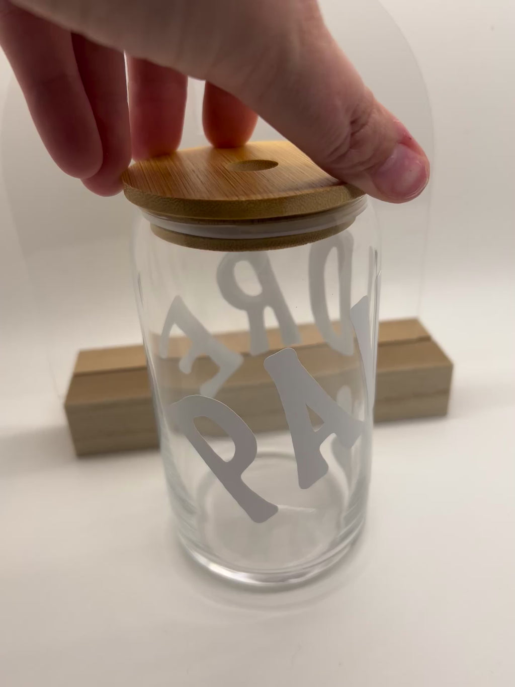 Dog Parent Glass Beer Can